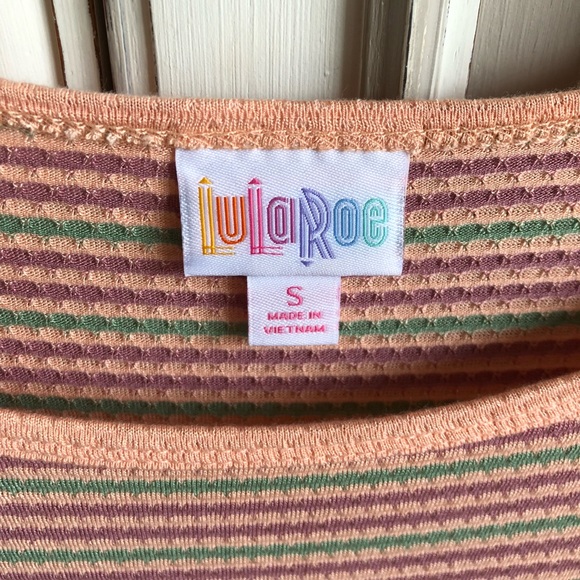 Lularoe Irma striped top - Picture 3 of 4